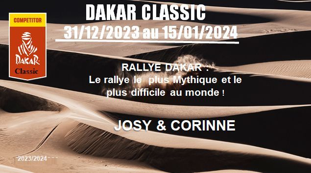 SOUTENEZ L'équipage de Josy (team 100% féminin) au Dakar Classic